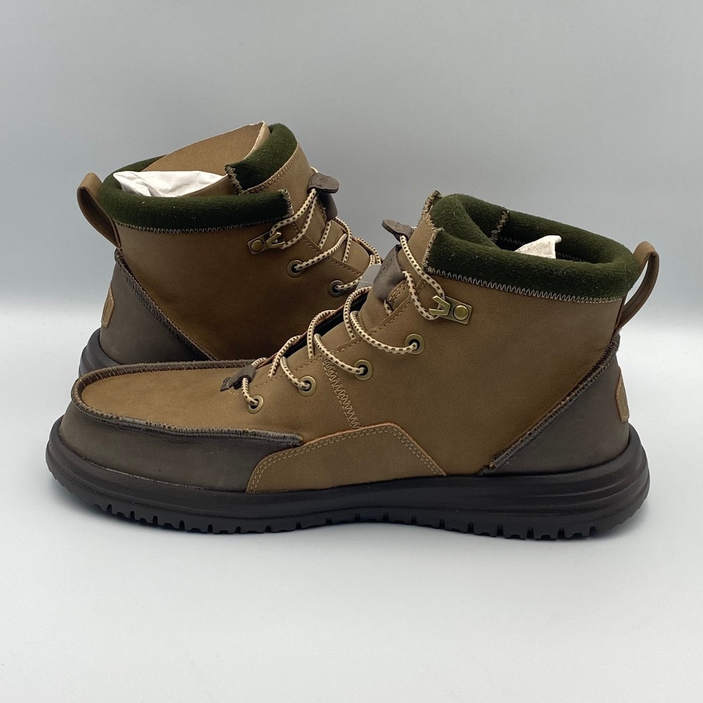 Hey Dude Bradley Classic Tumbled Nut Brown Chukka Boots Men's Size 12 44327-2AH - Picture 7 of 10